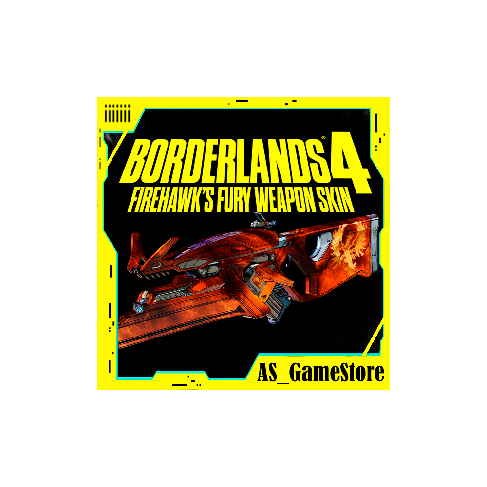 ⚫️Borderlands 4 - Firehawks Fury Weapon Skin/Ярость Огненного ястреба |ПК Epic Games