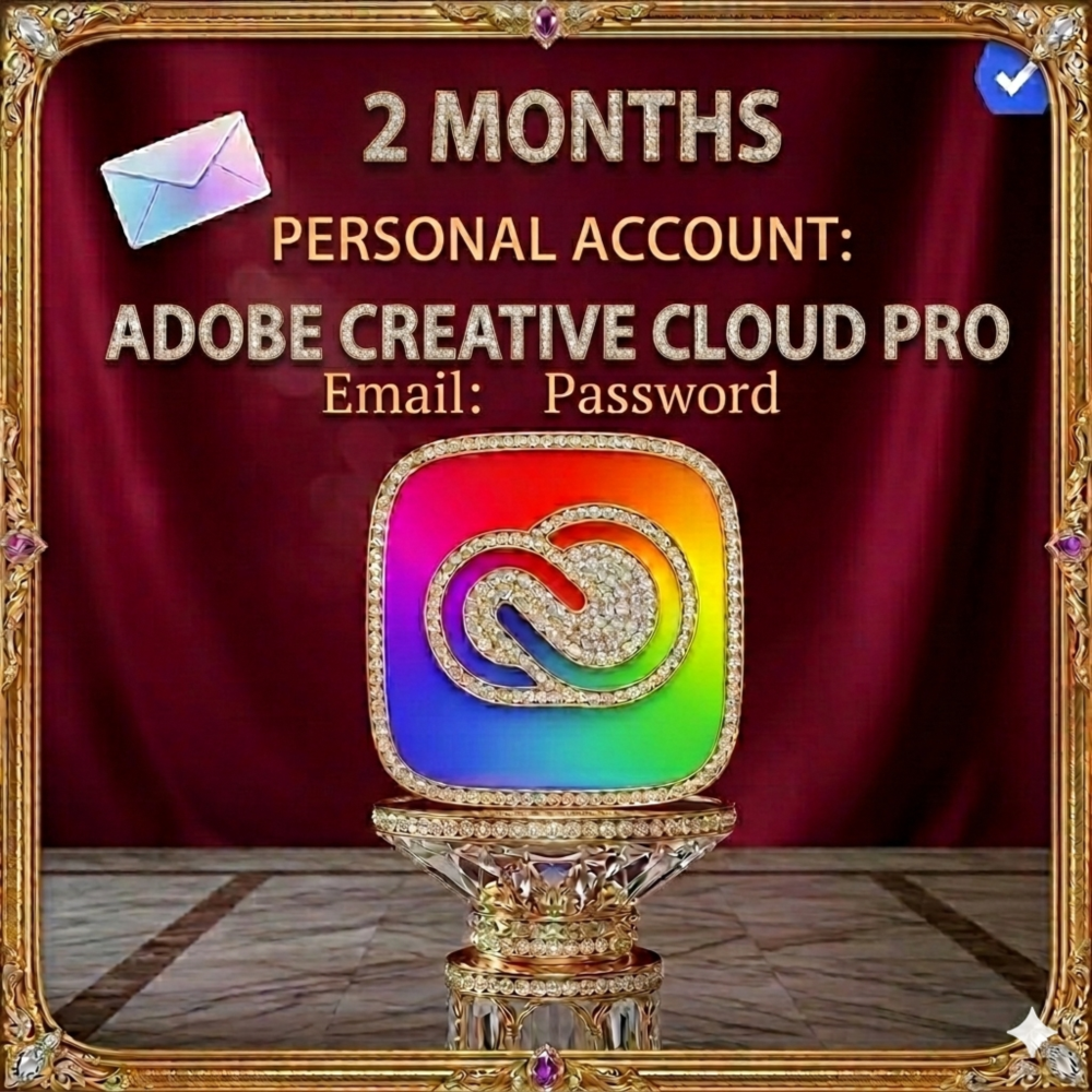 Adobe Creative Cloud Pro | 2-4 Месяца | Личный Аккаунт + AI ⚡