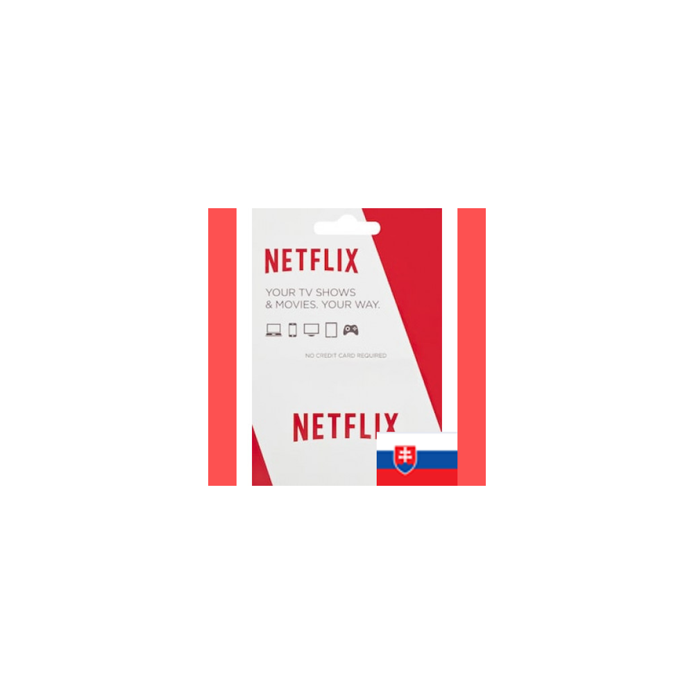 NETFLIX 25 EUR СЛОВАКИЯ ПОДАРОЧНАЯ КАРТА КОД АВТО
