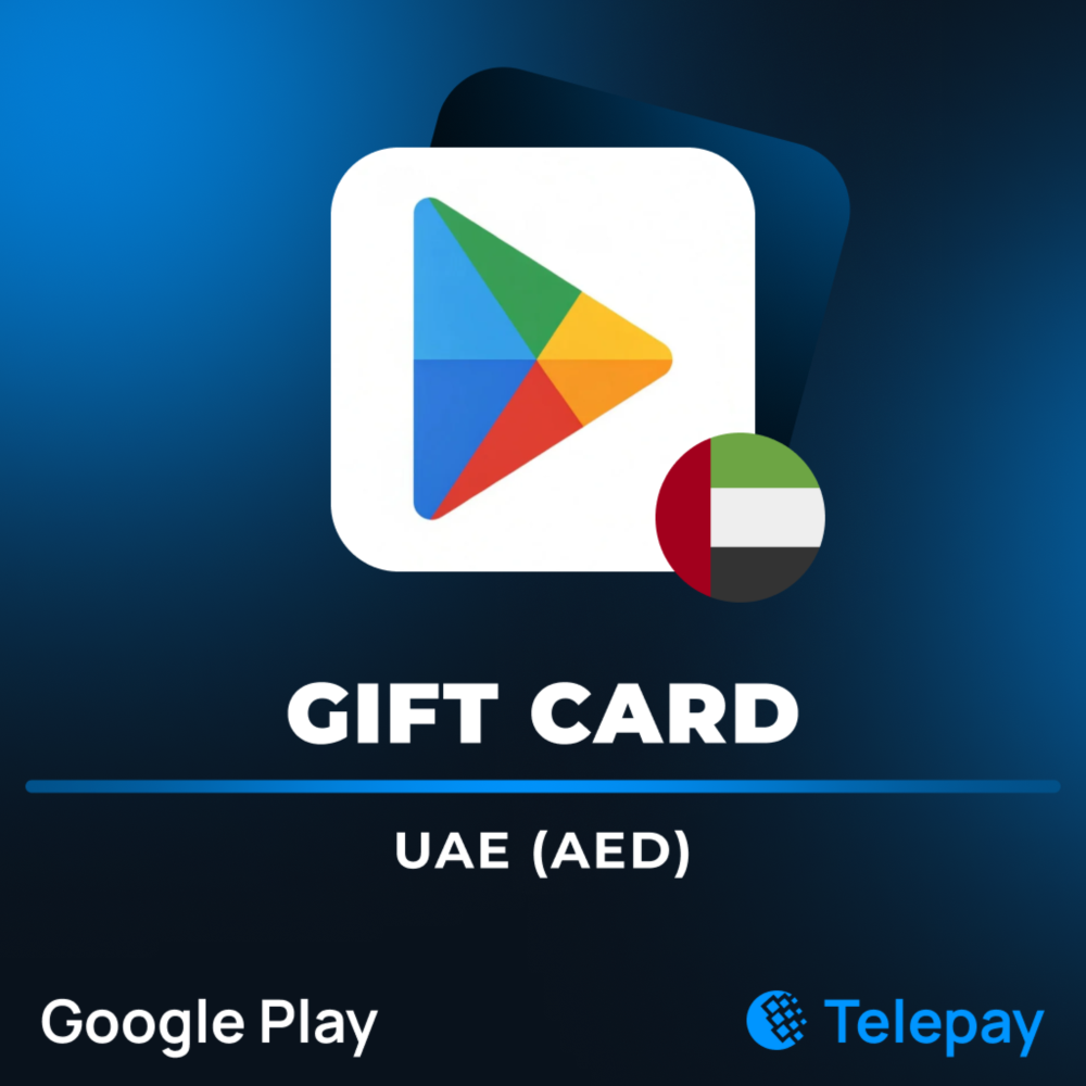 Google Play подарочная карта | ОАЭ | 30 - 500 AED
