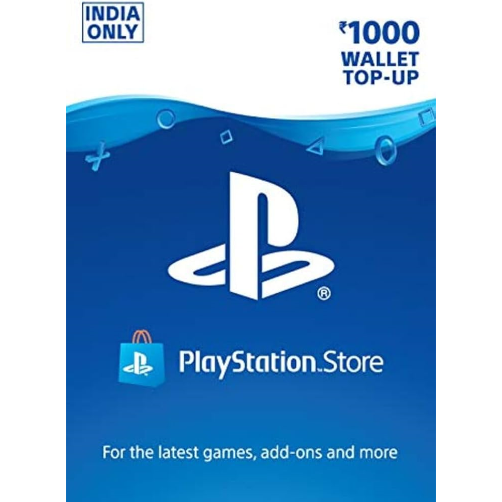 PlayStation PSN - ₹ 1000 INR Gift Card(India)