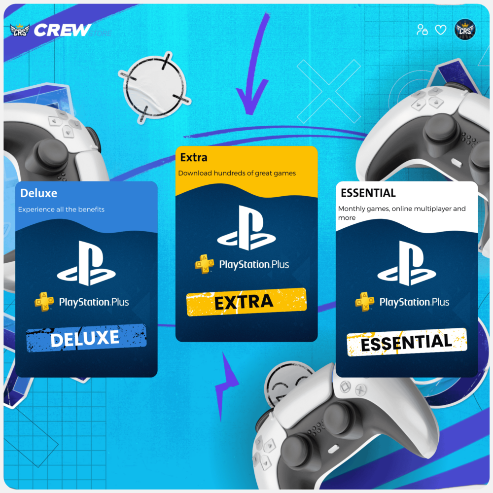 PlayStation Plus | Essential / Extra / Deluxe | 1-3-12 месяцев | Быстрая доставка!