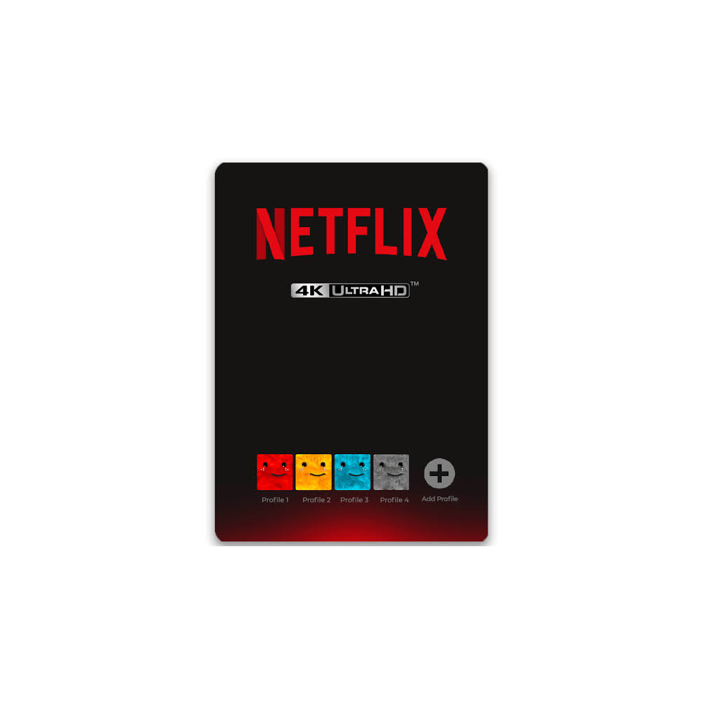 Netflix Premium 4K на 12 месяцев [5 Profils ]