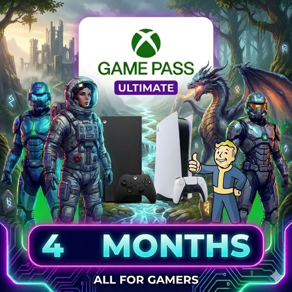 Xbox Game Pass Ultimate + EA Play | 4 месяца доступа | Полный доступ к аккаунту