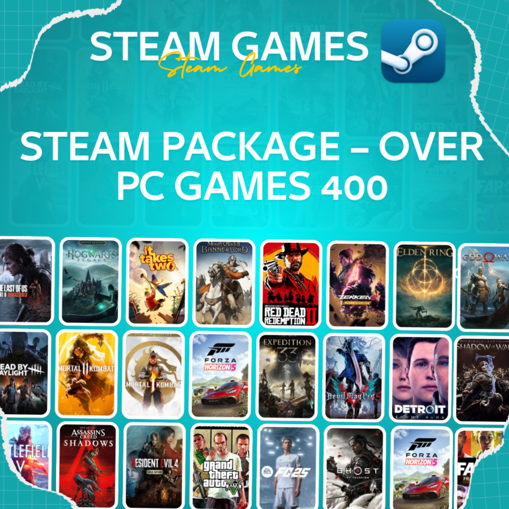 🎮 Steam Offline Shared Account | 400+ PC Games | GTA V, RDR2, Elden Ring & More