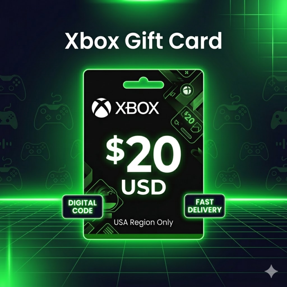 Подарочная карта Xbox — 20 долларов США | Только для учетных записей США | Мгновенная