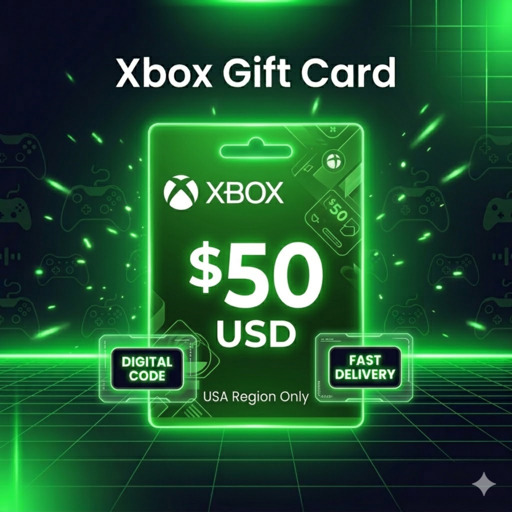Подарочная карта Xbox — 50 долларов США | Регион США | Быстрая доставка