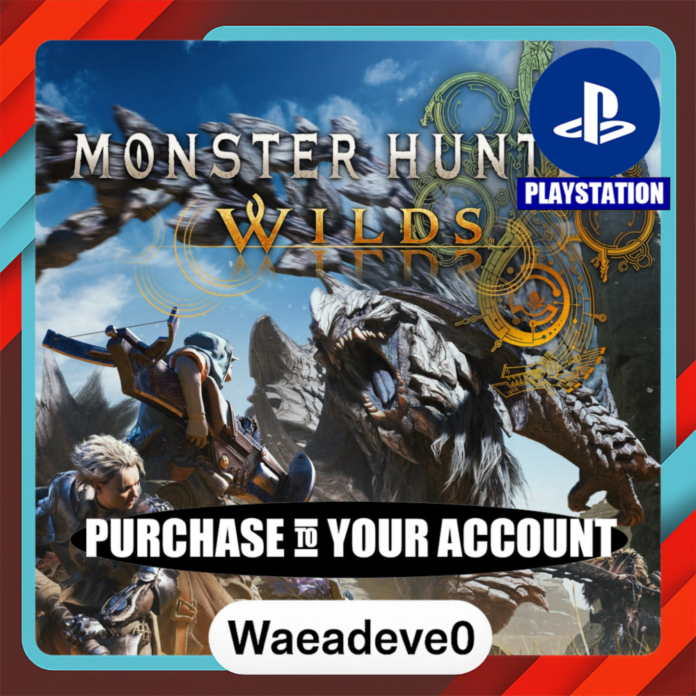 Monster Hunter Wilds – PlayStation (PSN) – Purchase in Your Account