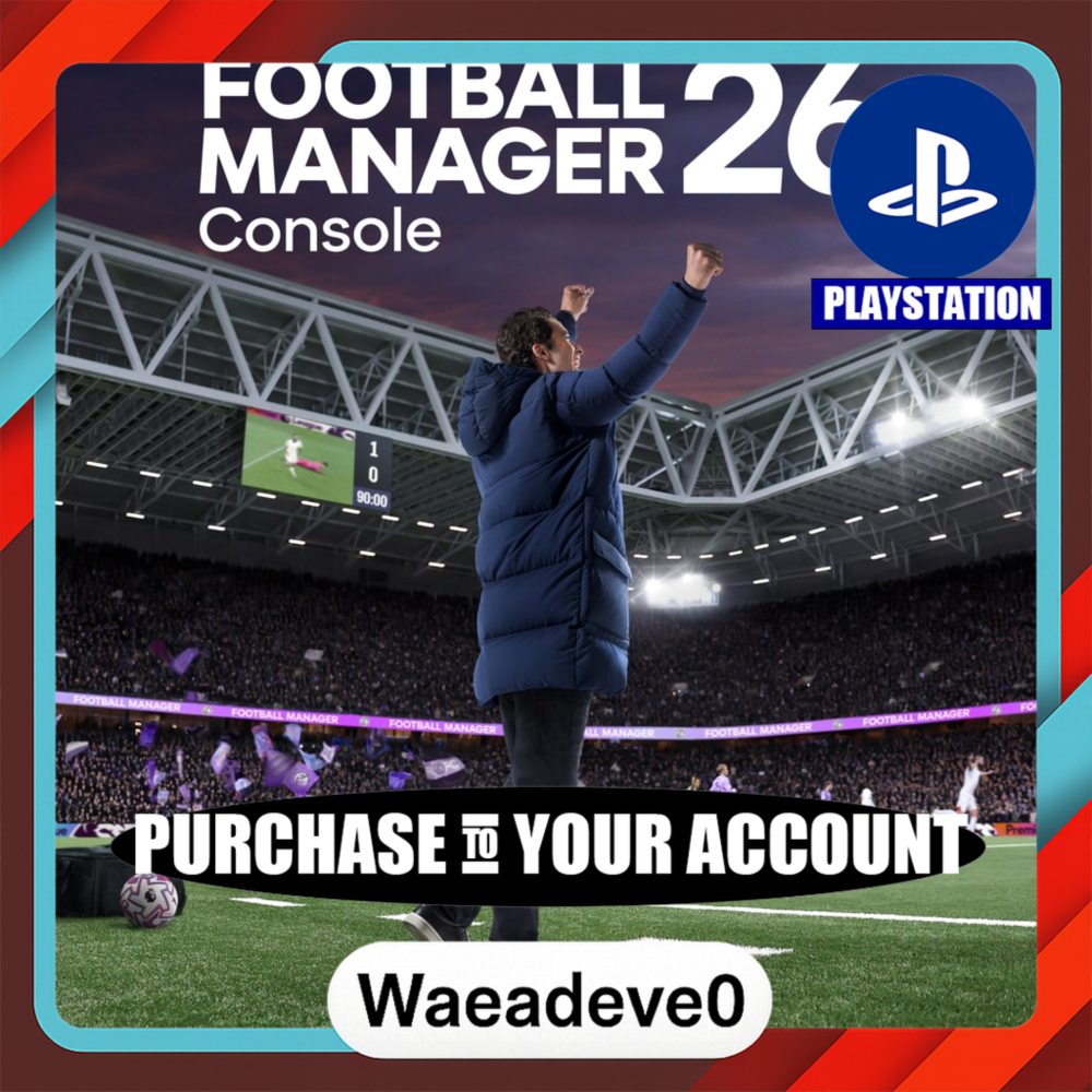 Football Manager 26 Console – PlayStation (PSN) – Purchase in Your Account