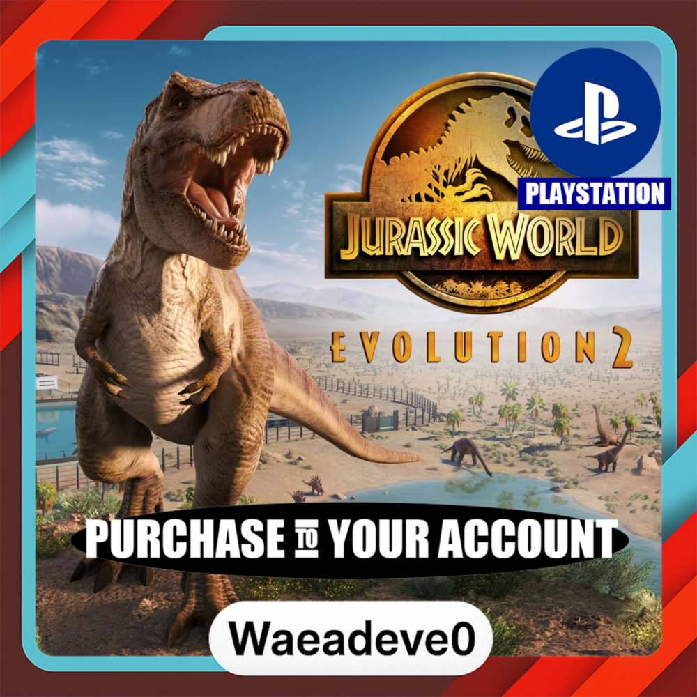 Jurassic World Evolution 2 – PlayStation (PSN) – Purchase in Your Account