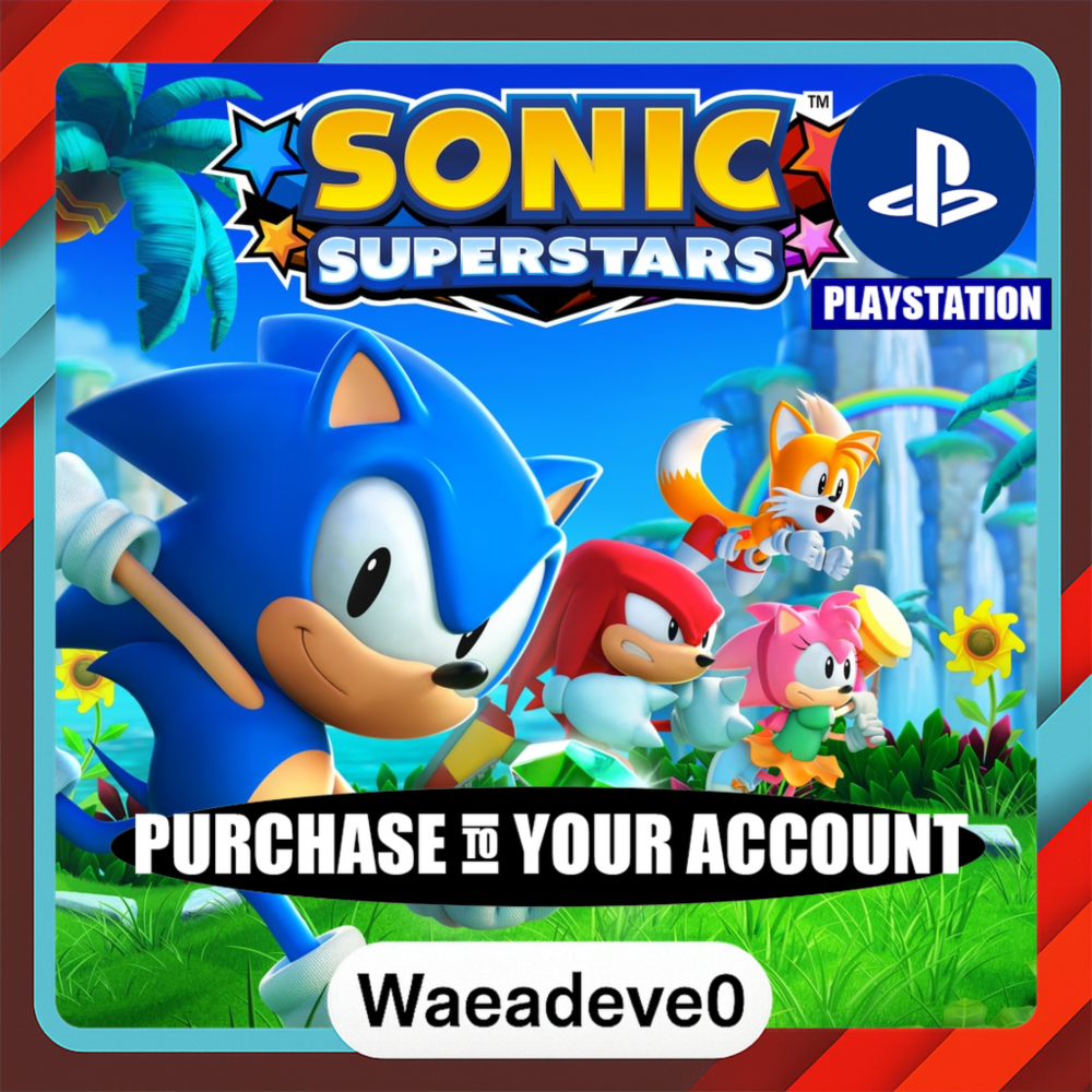 SONIC SUPERSTARS – PlayStation (PSN) – Purchase in Your Account
