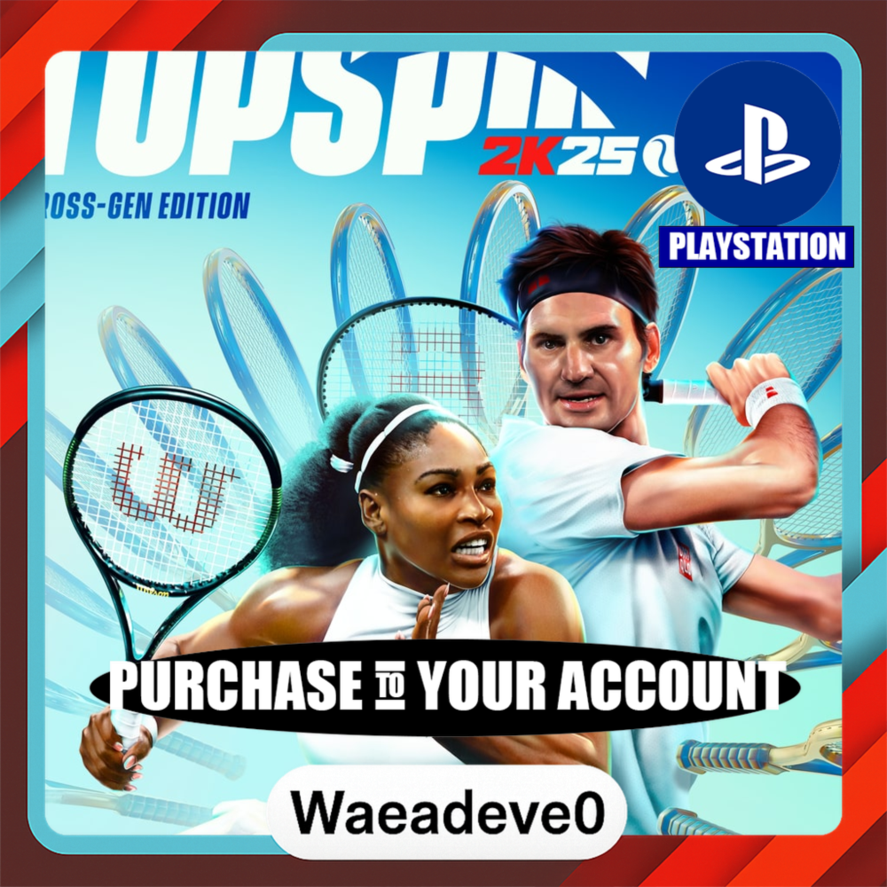 TopSpin 2K25 Cross-Gen Digital Edition – PlayStation (PSN) – Purchase in Your Account
