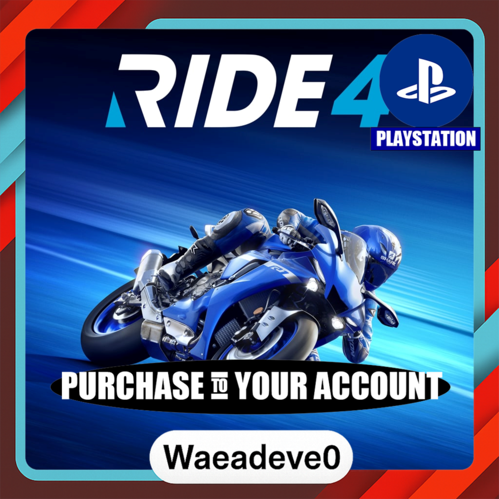 RIDE 4 – PlayStation (PSN) – Purchase in Your Account