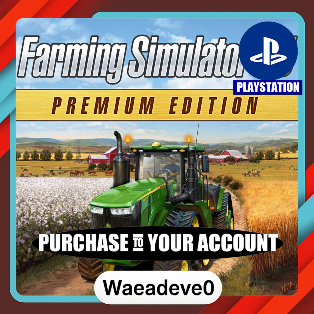 Farming Simulator 19 - Premium Edition – PlayStation (PSN) – Purchase in Your Account