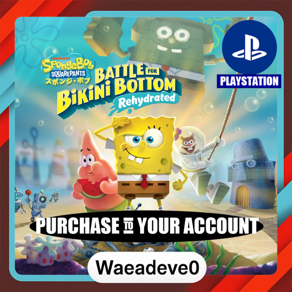 SpongeBob SquarePants: Battle for Bikini Bottom - Rehydrated – PlayStation (PSN) – Pu