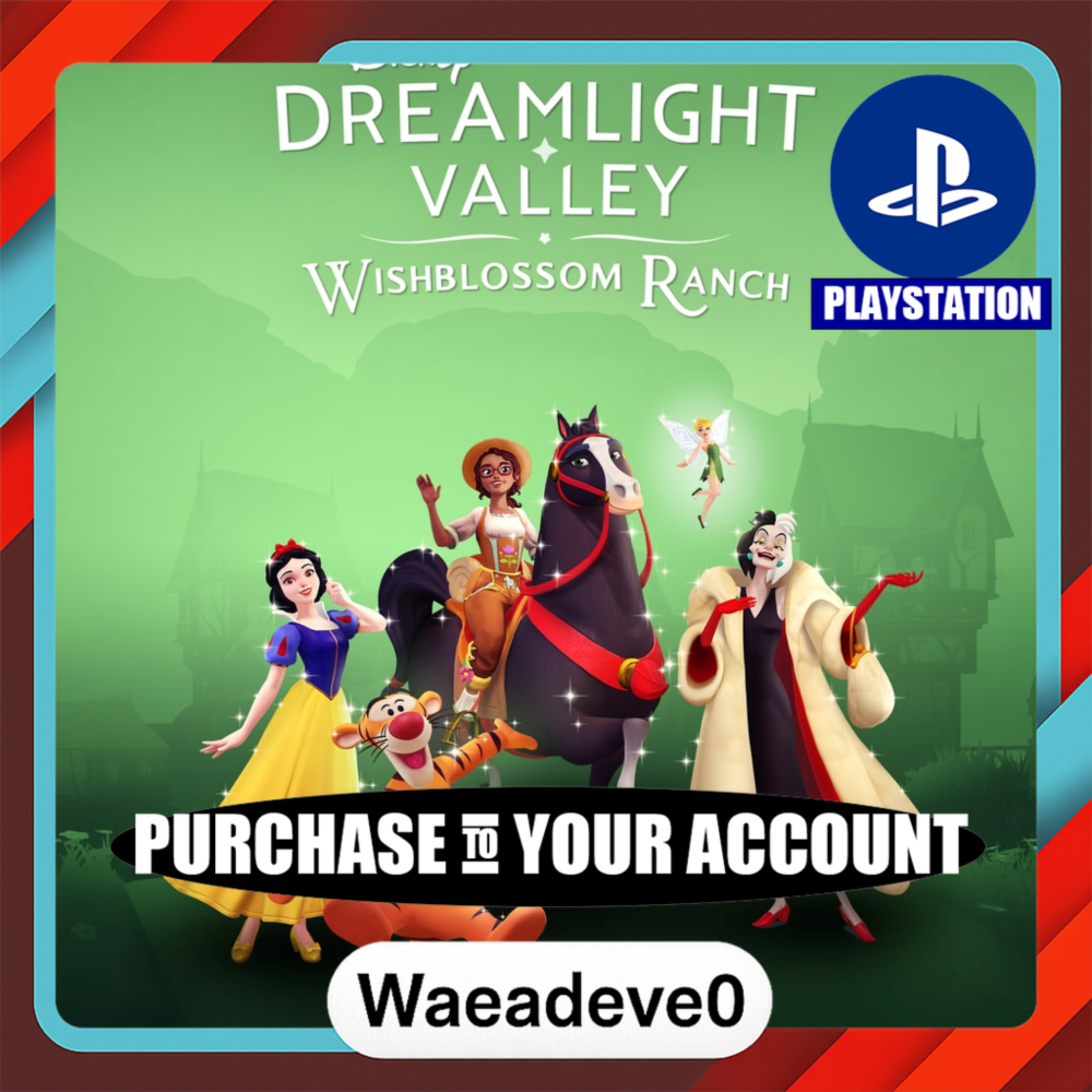 Disney Dreamlight Valley: Wishblossom Ranch—Deluxe Edition – PlayStation (PSN) – Purc