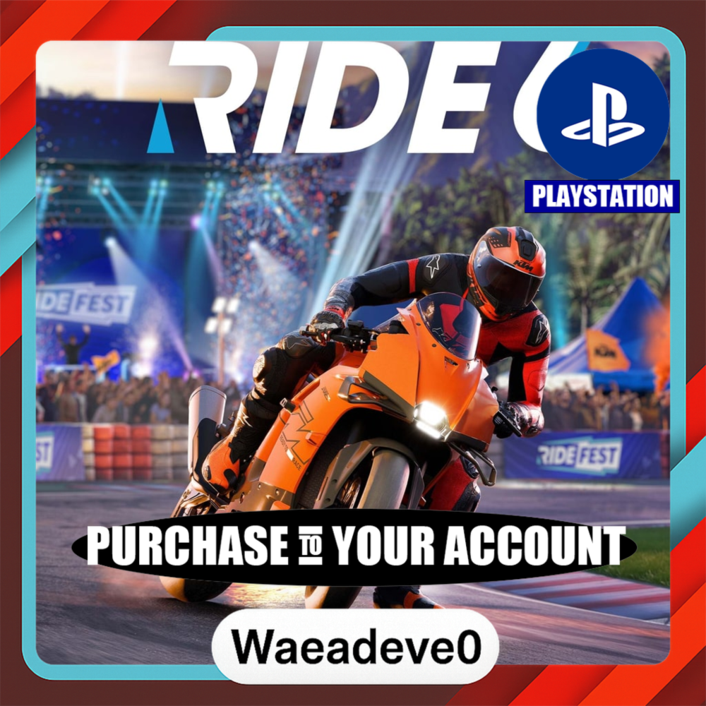RIDE 6 – PlayStation (PSN) – Purchase in Your Account