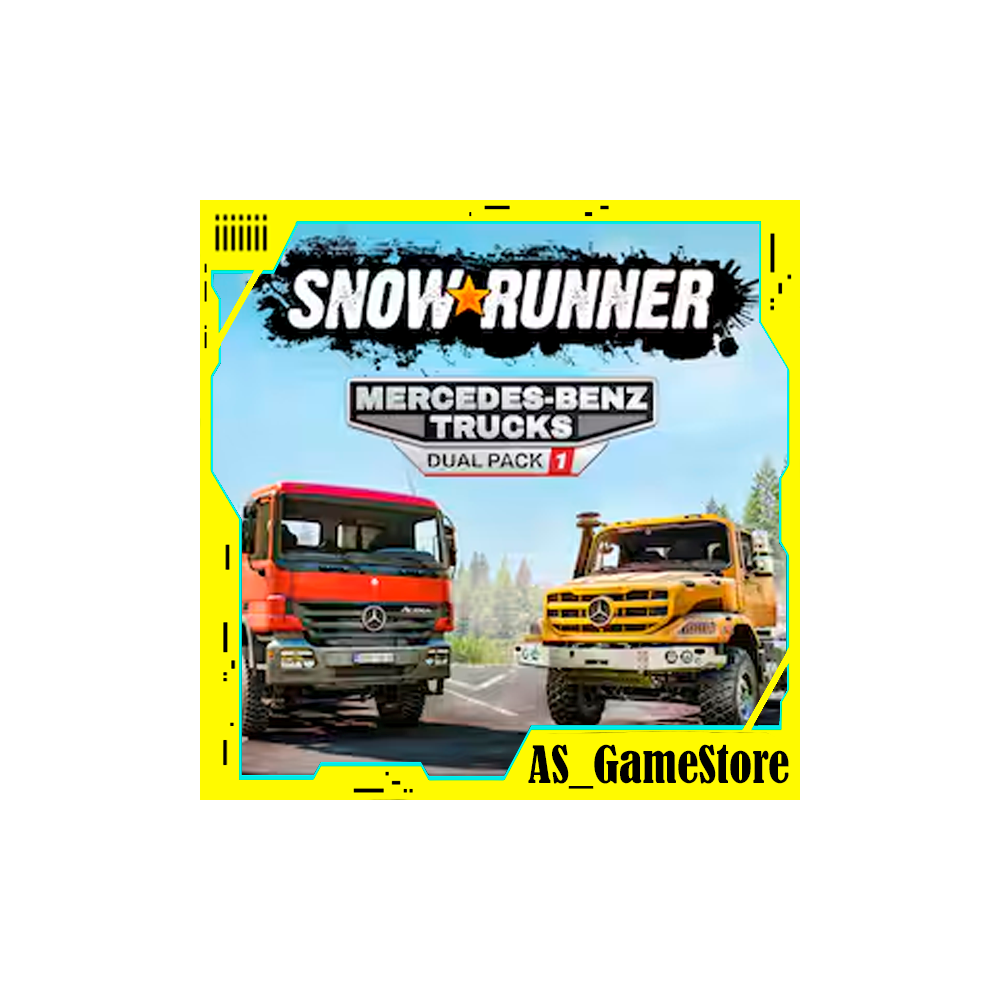 ⚫️SnowRunner - Mercedes-Benz Trucks Dual Pack 1 | ПК Epic Games EGS