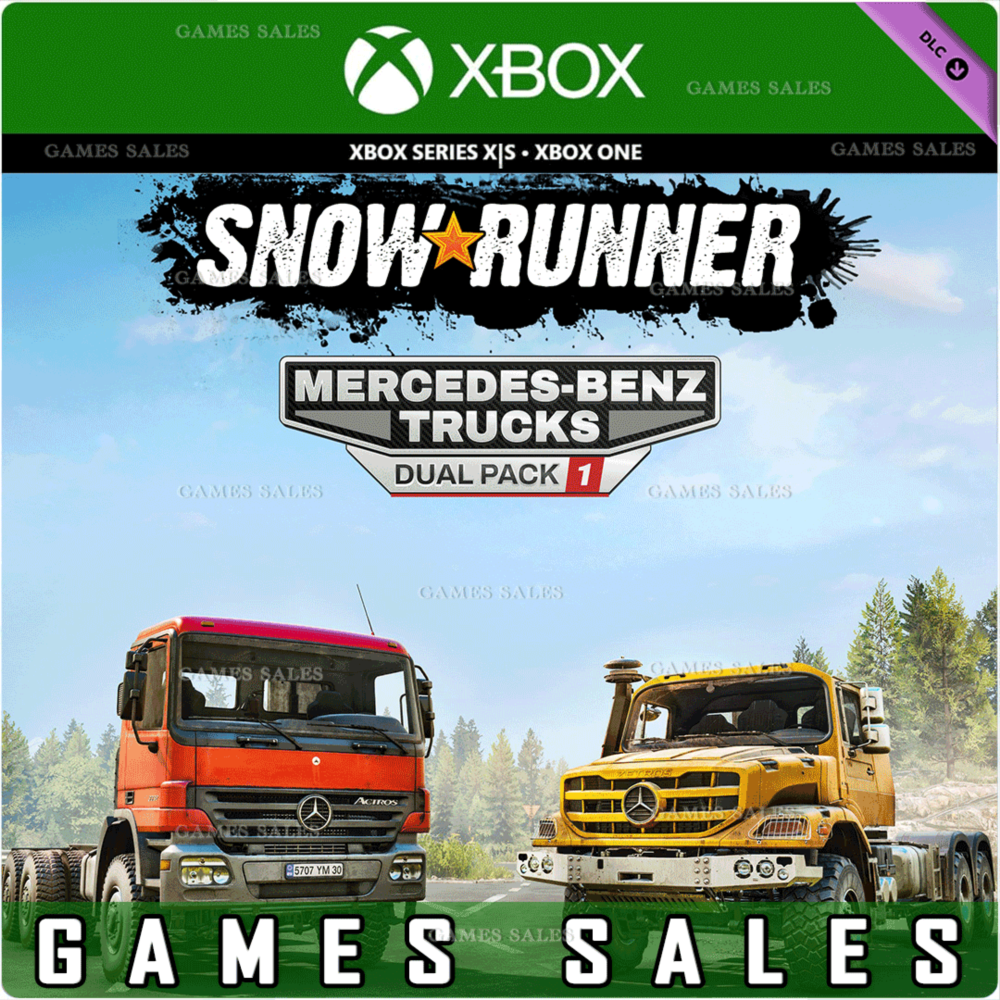 ✅❤️SNOWRUNNER - MERCEDES-BENZ TRUCKS DUAL PACK 1❤️XBOX ONE|XS🔑КЛЮЧ✅