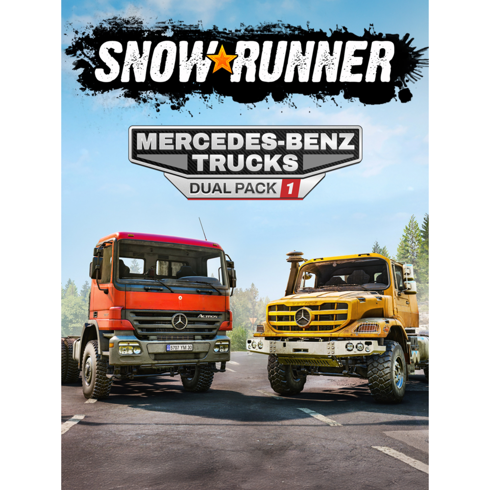 🔴 SnowRunner - Mercedes-Benz Trucks Dual Pack 1 ✅ EPIC GAMES 🔴 (PC)