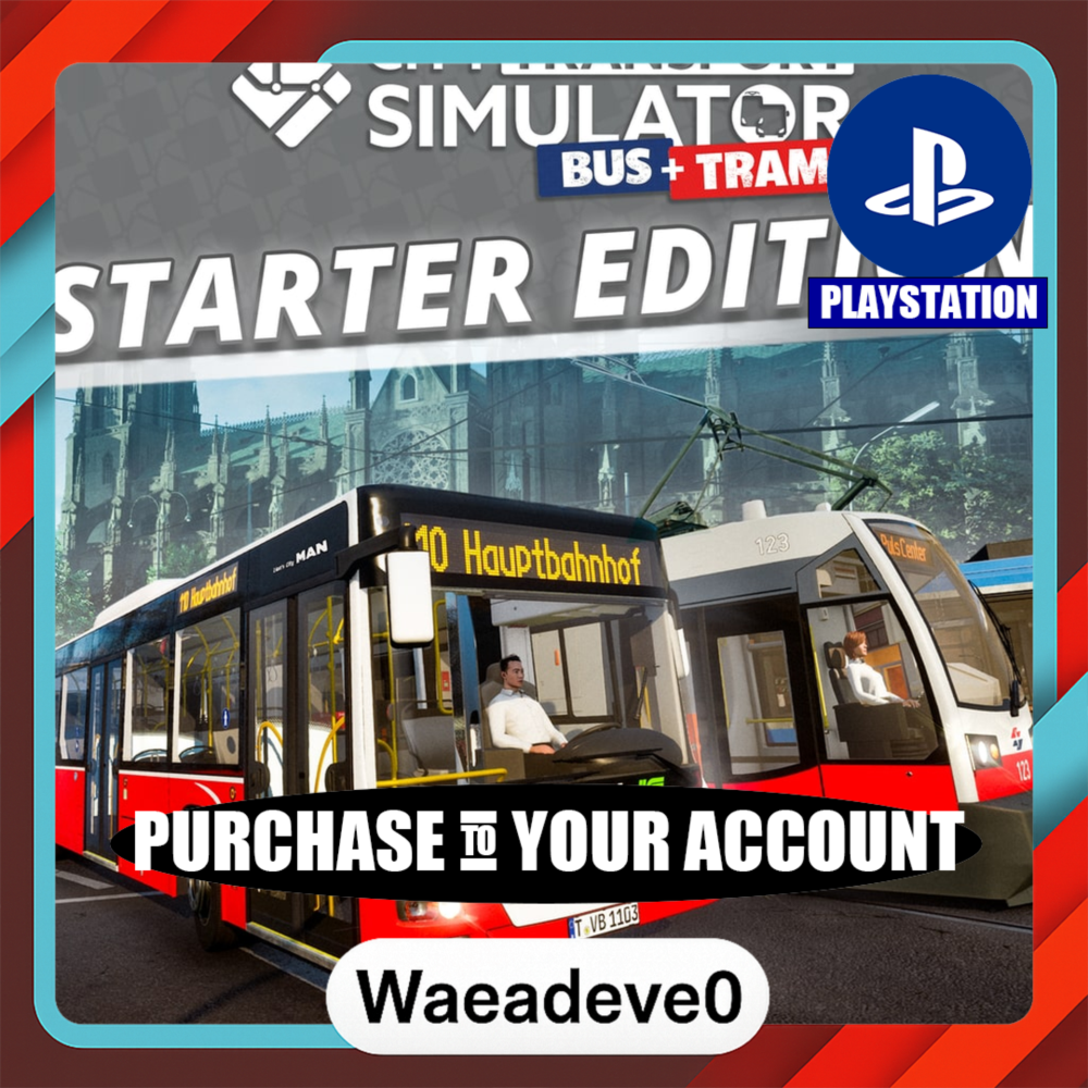 City Transport Simulator: Bus + Tram - Starter Edition – PlayStation (PSN) – Purchase