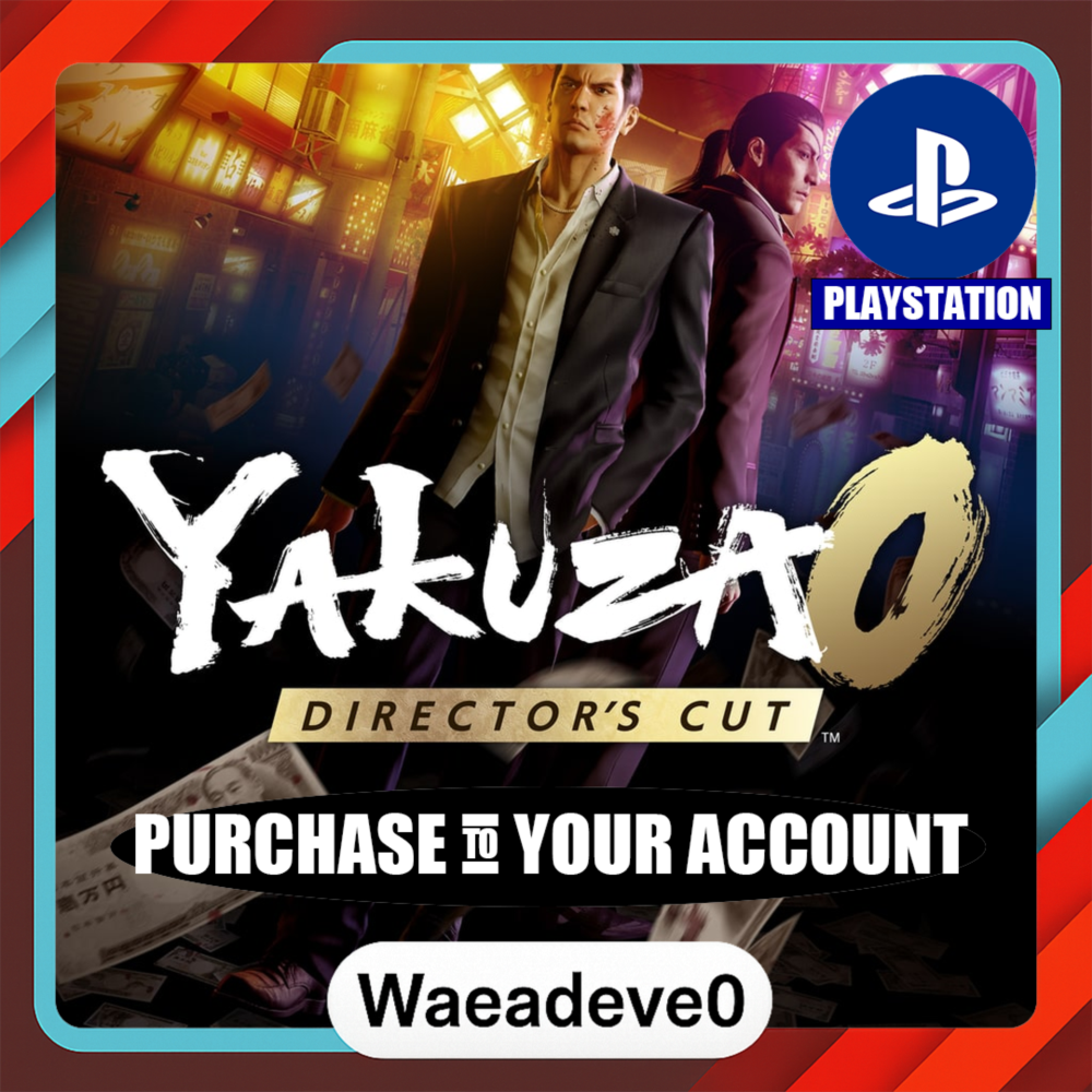 Yakuza 0 Director's Cut PS5 – PlayStation (PSN) – Purchase in Your Account