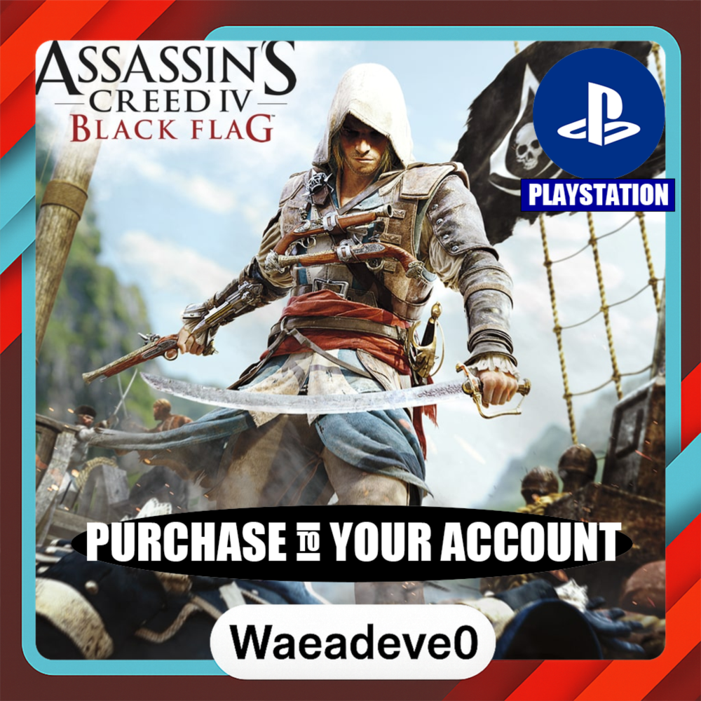 Assassin's Creed 4 Black Flag – PlayStation (PSN) – Purchase in Your Account