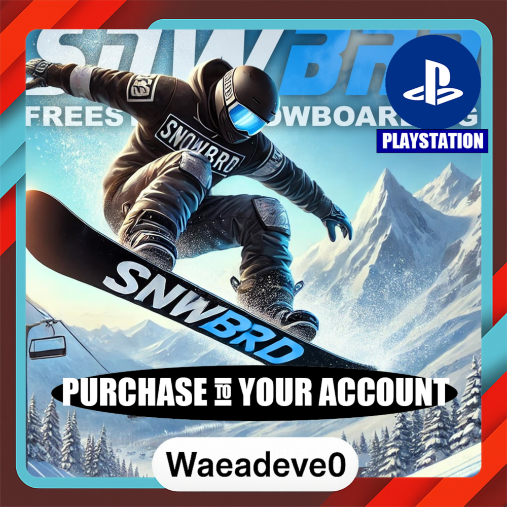 SNWBRD: Freestyle Snowboarding – PlayStation (PSN) – Purchase in Your Account