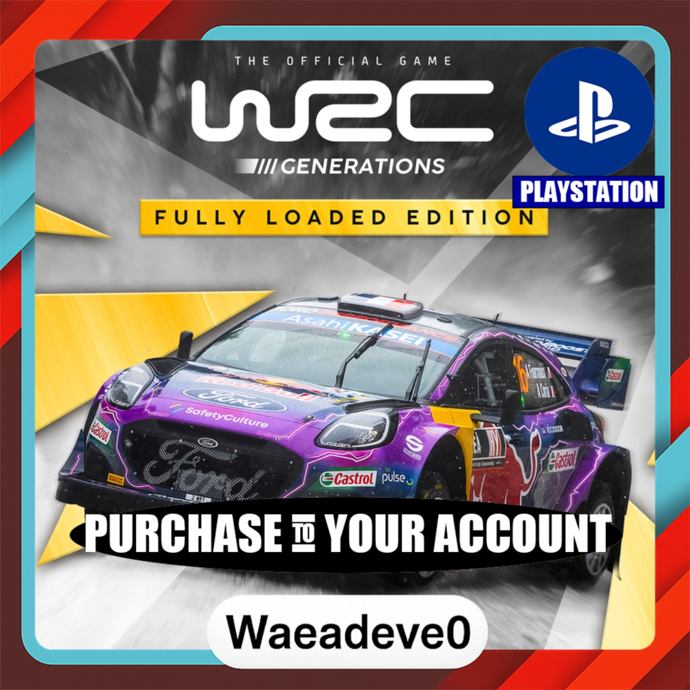 WRC Generations - Fully Loaded Edition – PlayStation (PSN) – Purchase in Your Account