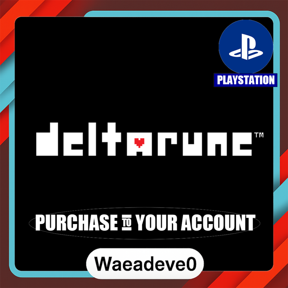DELTARUNE PS4 & PS5 – PlayStation (PSN) – Purchase in Your Account