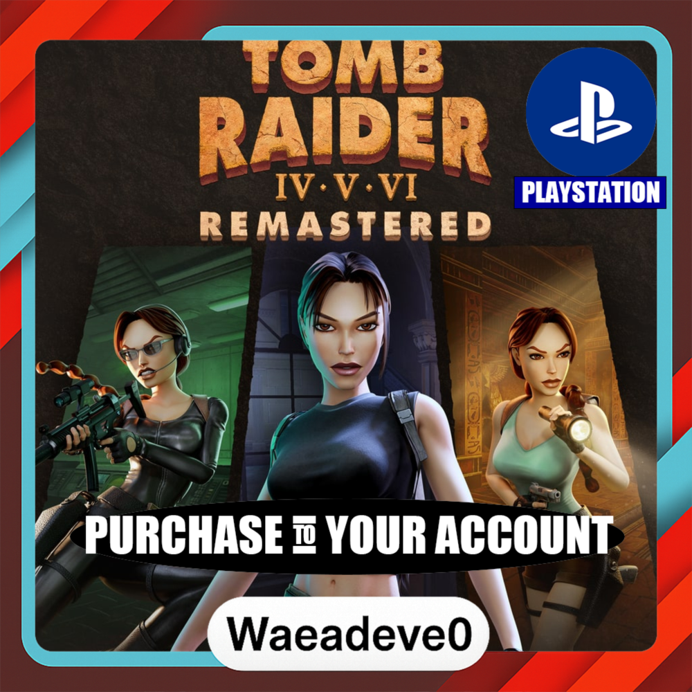 Tomb Raider IV-VI Remastered PS4 & PS5 – PlayStation (PSN) – Purchase in Your Account
