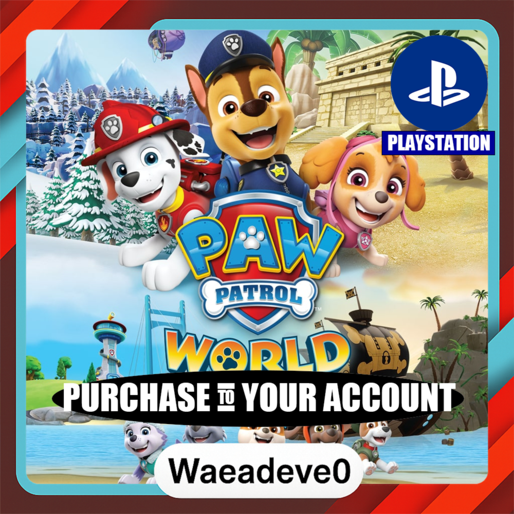 PAW Patrol World – PlayStation (PSN) – Purchase in Your Account