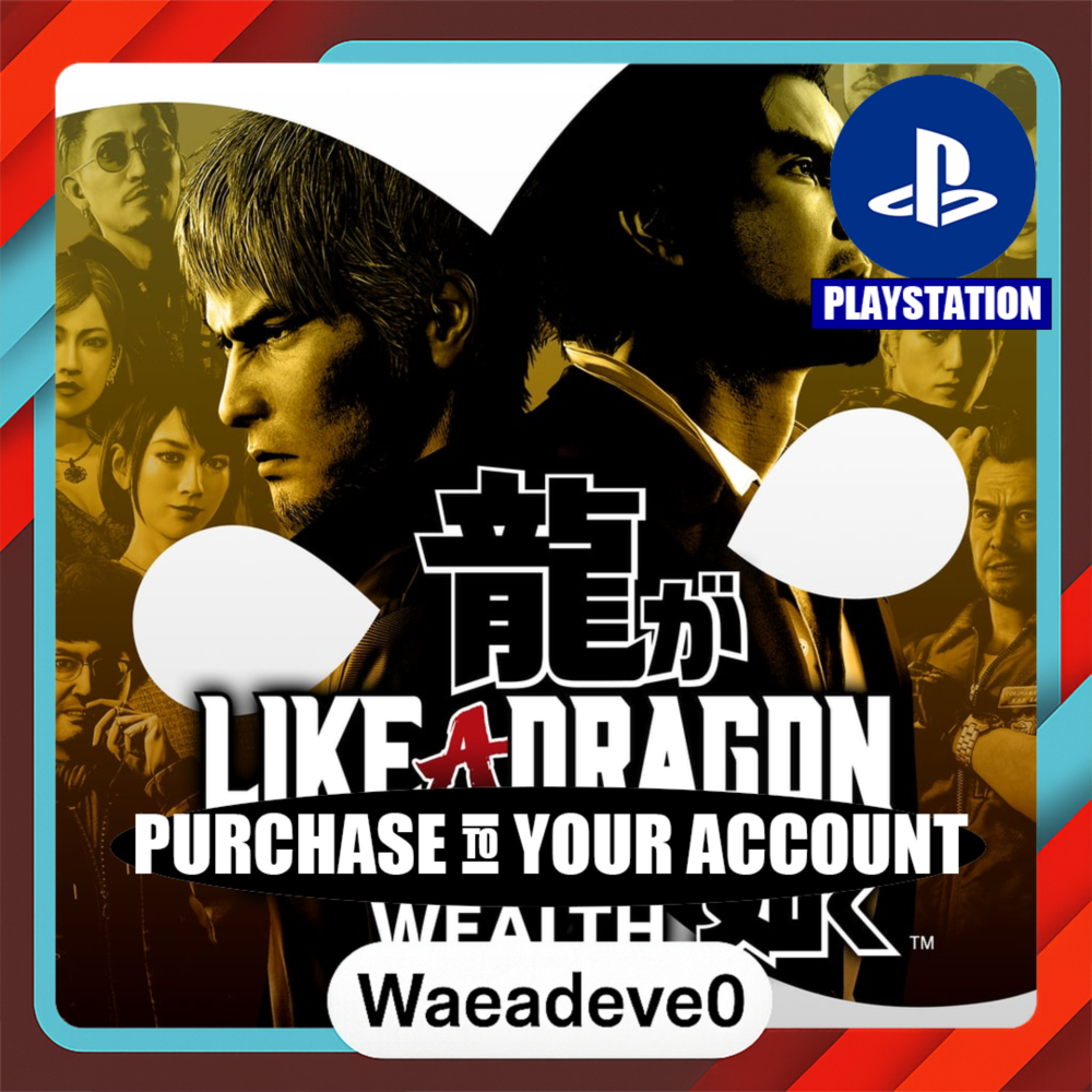 Like a Dragon: Infinite Wealth PS4 & PS5 – PlayStation (PSN) – Purchase in Your Accou
