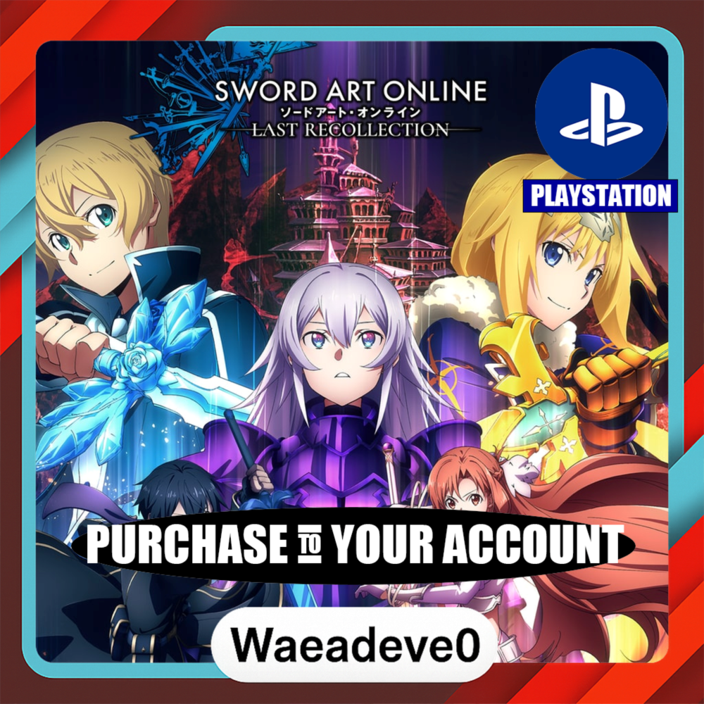 SWORD ART ONLINE Last Recollection PS4™ & PS5™ – PlayStation (PSN) – Purchase in Your