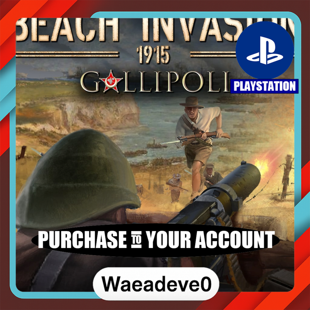 Beach Invasion 1915 - Gallipoli – PlayStation (PSN) – Purchase in Your Account