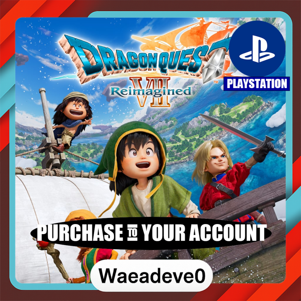 DRAGON QUEST VII Reimagined – PlayStation (PSN) – Purchase in Your Account