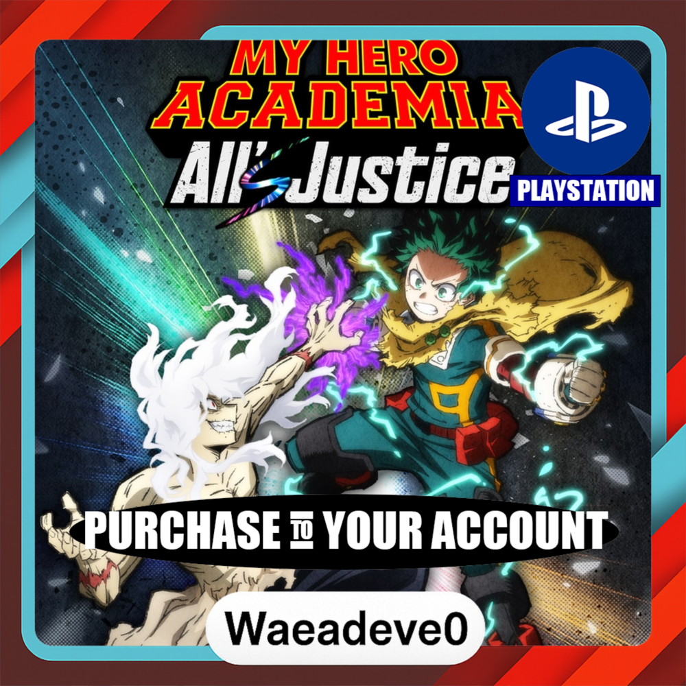 MY HERO ACADEMIA: All’s Justice – PlayStation (PSN) – Purchase in Your Account