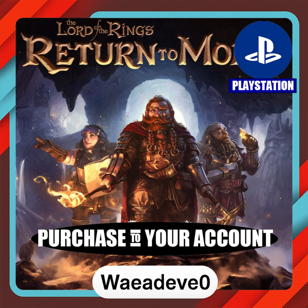 The Lord of the Rings: Return to Moria™ – PlayStation (PSN) – Purchase in Your Accoun