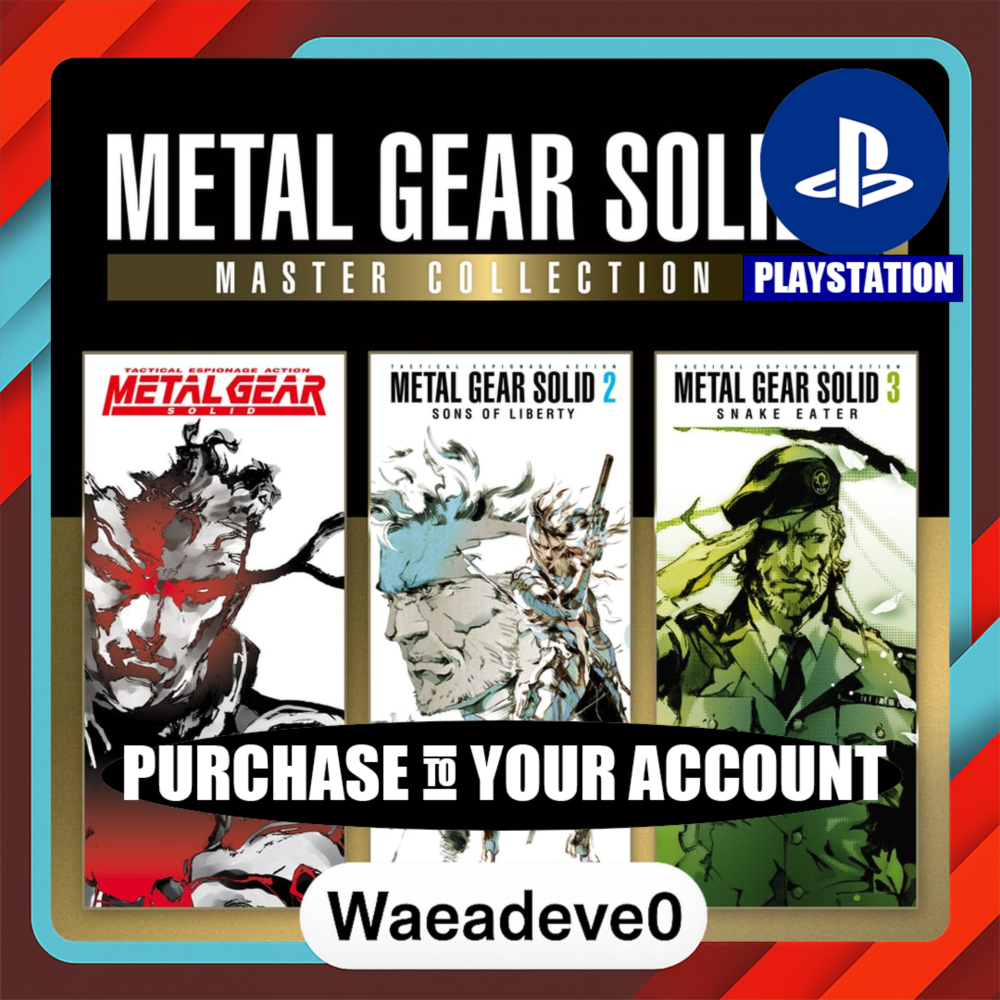 METAL GEAR SOLID: MASTER COLLECTION Vol.1 PS4 & PS5 – PlayStation (PSN) – Purchase in