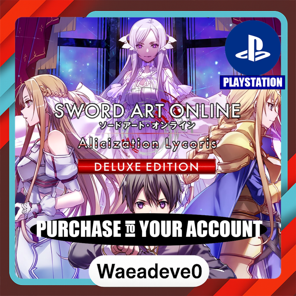 SWORD ART ONLINE Alicization Lycoris – PlayStation (PSN) – Purchase in Your Account