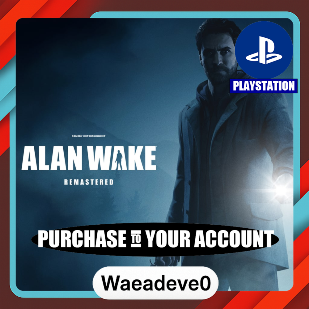 Alan Wake Remastered – PlayStation (PSN) – Purchase in Your Account