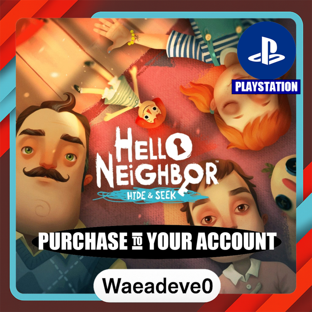 Hello Neighbor Hide and Seek – PlayStation (PSN) – Purchase in Your Account