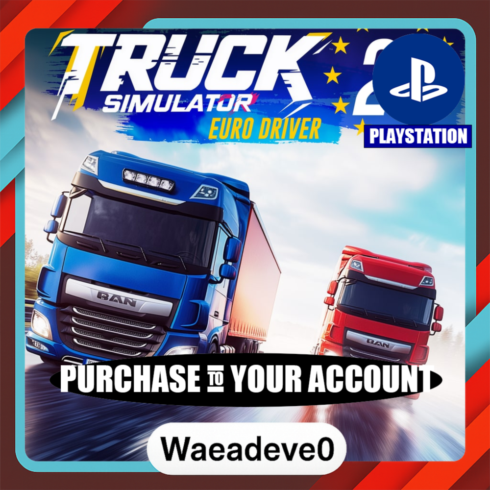 Truck Simulator 25: Euro Driver – PlayStation (PSN) – Purchase in Your Account