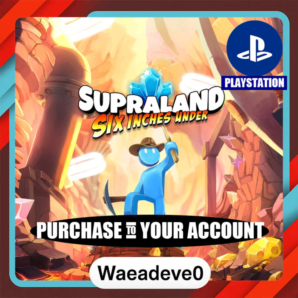 Supraland: Six Inches Under – PlayStation (PSN) – Purchase in Your Account