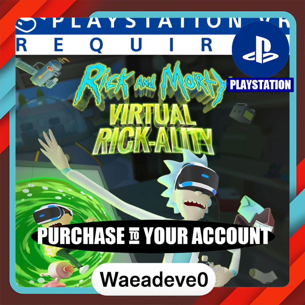 RICK AND MORTY: VIRTUAL RICK-ALITY – PlayStation (PSN) – Purchase in Your Account