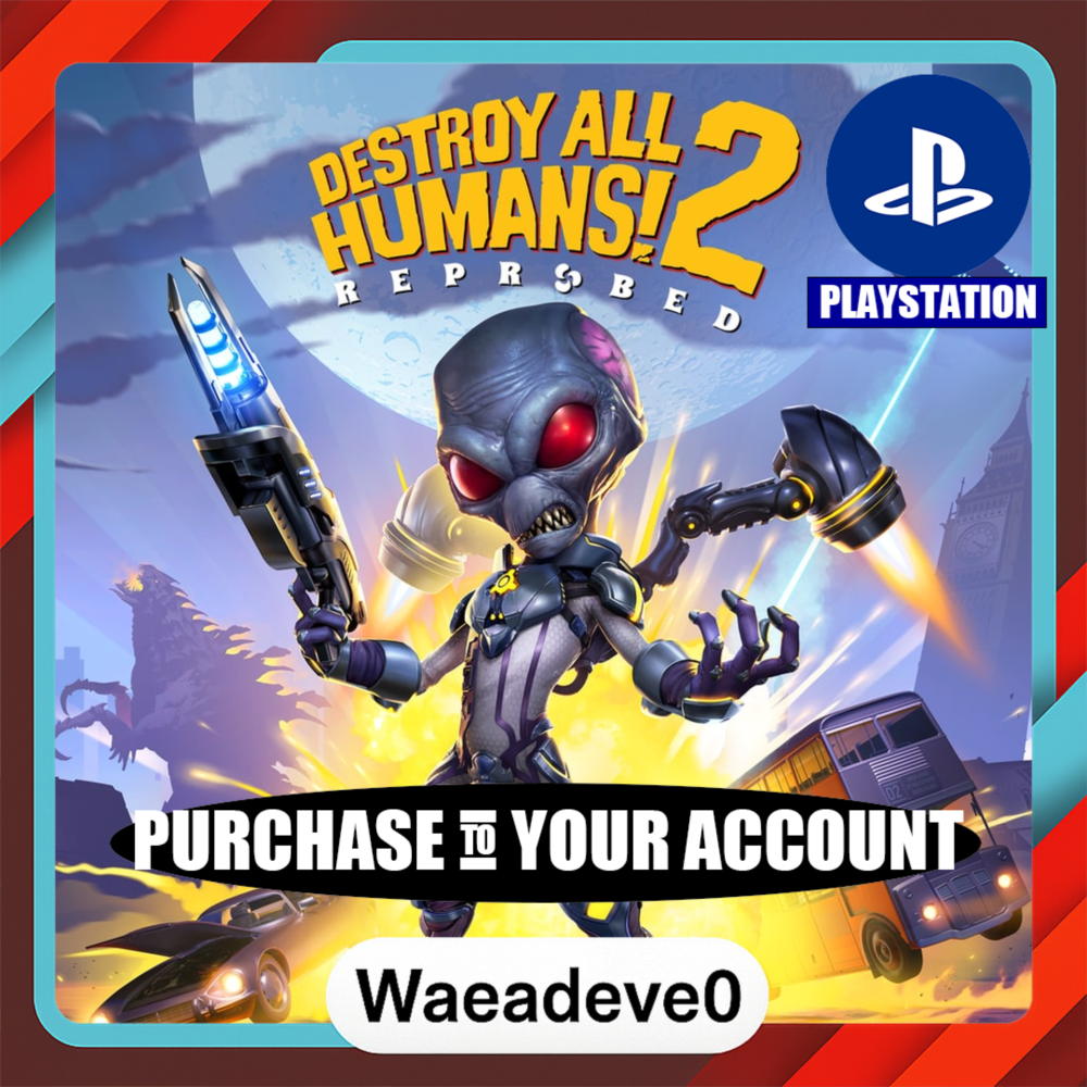 Destroy All Humans! 2 - Reprobed – PlayStation (PSN) – Purchase in Your Account