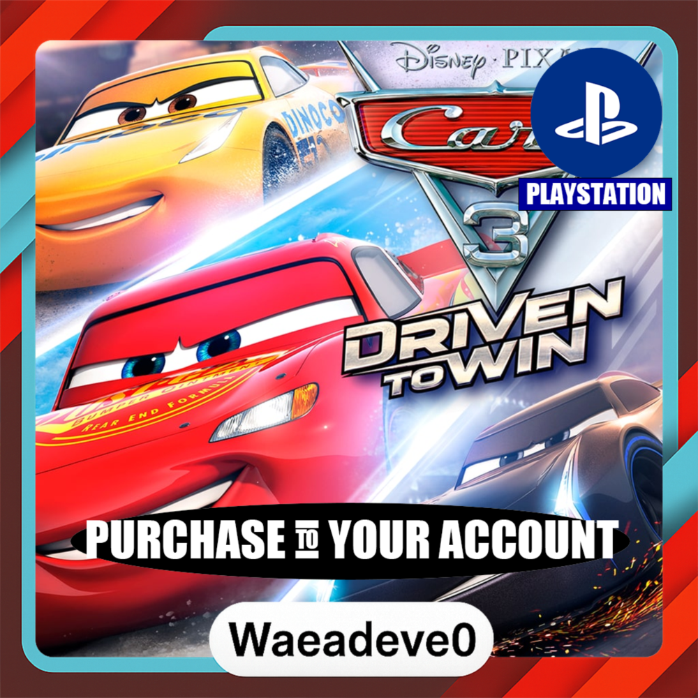 Cars 3: Driven to Win – PlayStation (PSN) – Purchase in Your Account