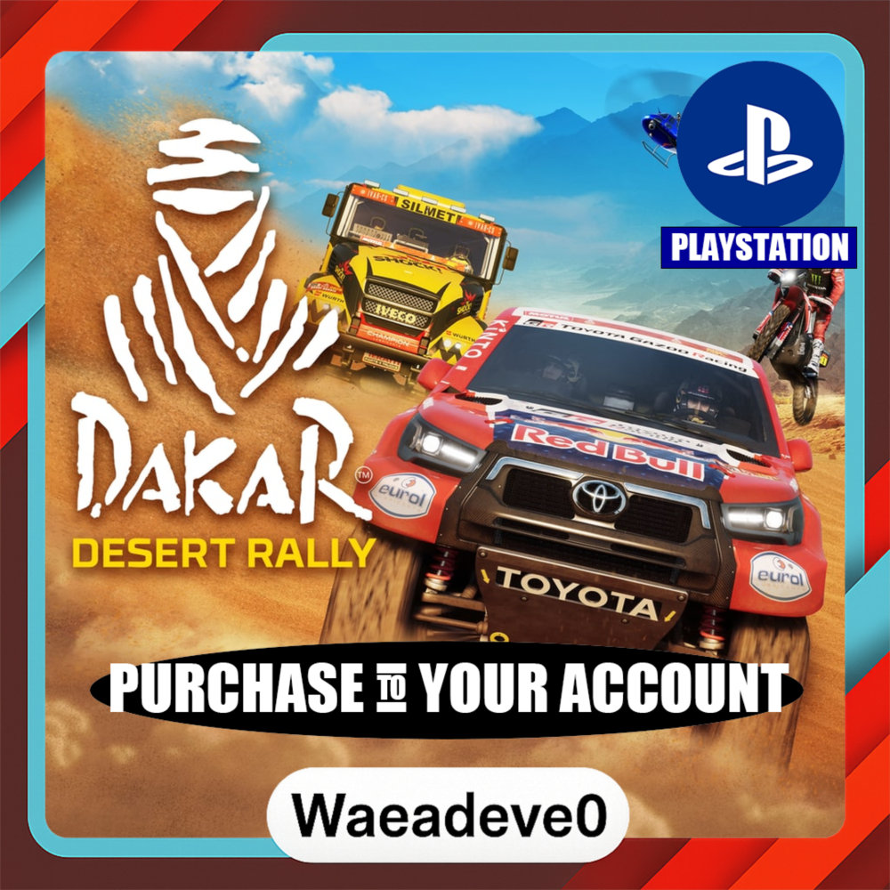 Dakar Desert Rally PS4 & PS5 – PlayStation (PSN) – Purchase in Your Account