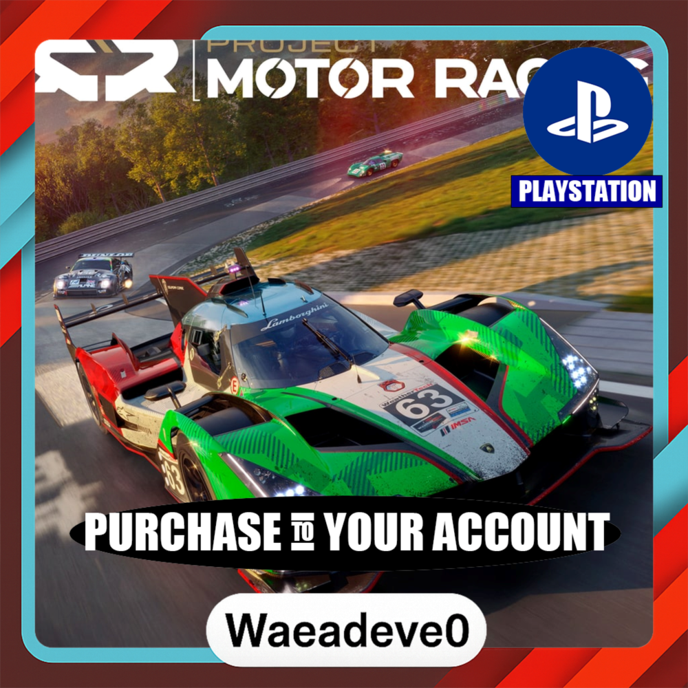 Project Motor Racing – PlayStation (PSN) – Purchase in Your Account