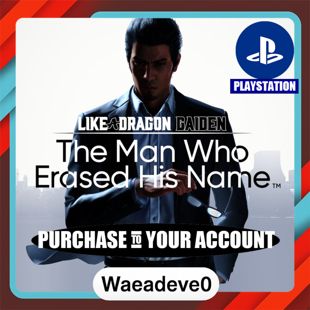 Like a Dragon Gaiden: The Man Who Erased His Name PS4 & PS5 – PlayStation (PSN) – Pur